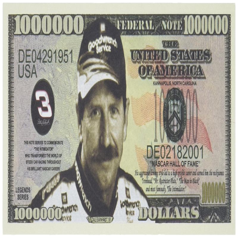 (100) Dale Earnhardt Sr. Million Dollar Bill