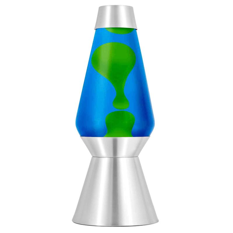 27\" Lava Lamp Yellow/Blue/Silver