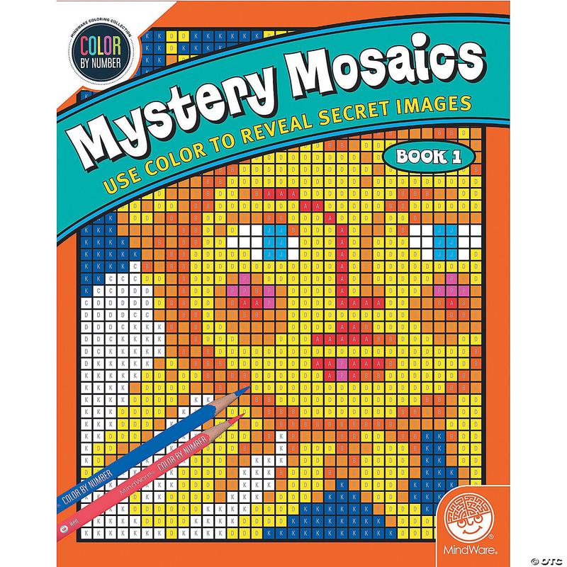 Color by Number Mystery Mosaics Book 1