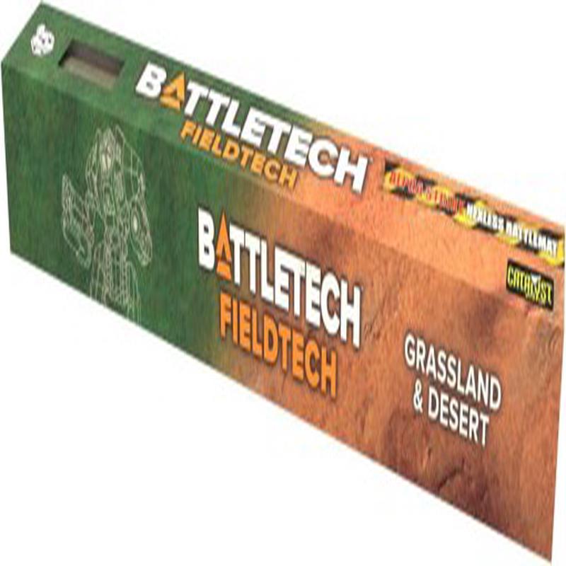 BattleTech: Battle Mat- FieldTech- Alpha Strike- Grasslands/Desert