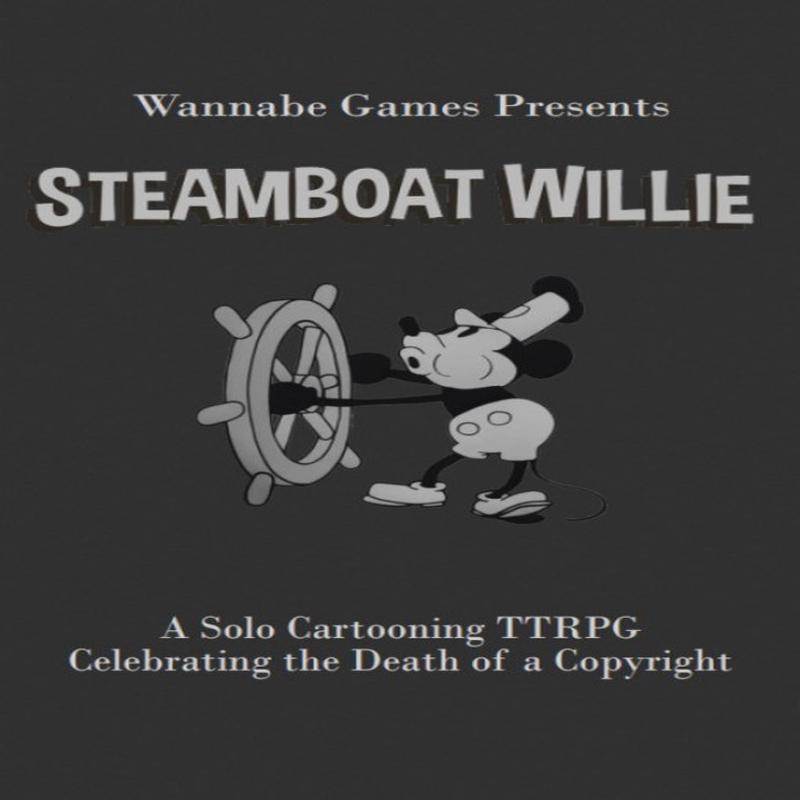 Steamboat Willie: A Solo Cartooning RPG
