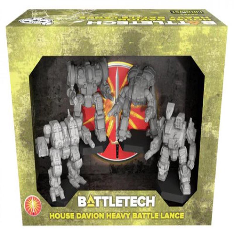 BattleTech: Miniature Force Pack- House Davion Heavy Battle Lance