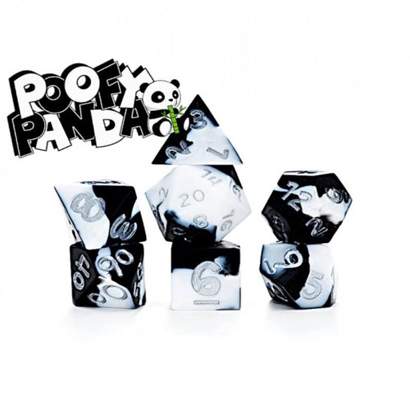 7-Die Set Anti- Stress Dice- Poofy Panda