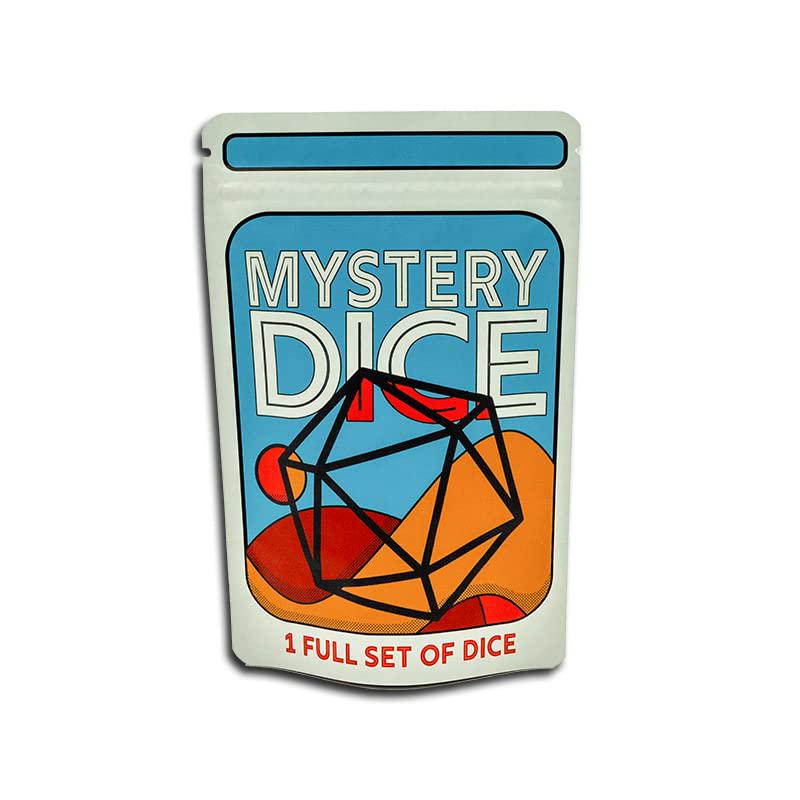 1985 Games Mystery Dice, Set of 7 Polyhedral Dice, Wide Range of Patterns, Gaming Dice, Suitable for Role Playing, Table Games (
