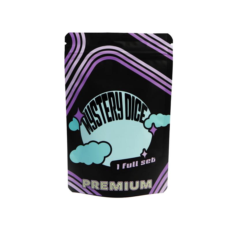 1985 Games Premium Mystery Dice, Set of 7 Polyhedral Dice, Wide Range of Patterns, Gaming Dice, Suitable for Role Playing, Table