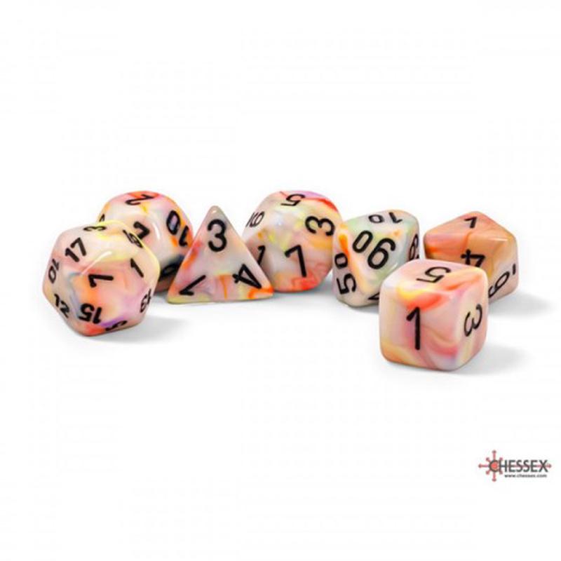 7-Die Set Mega-Hedrals Festive: Circus/Black