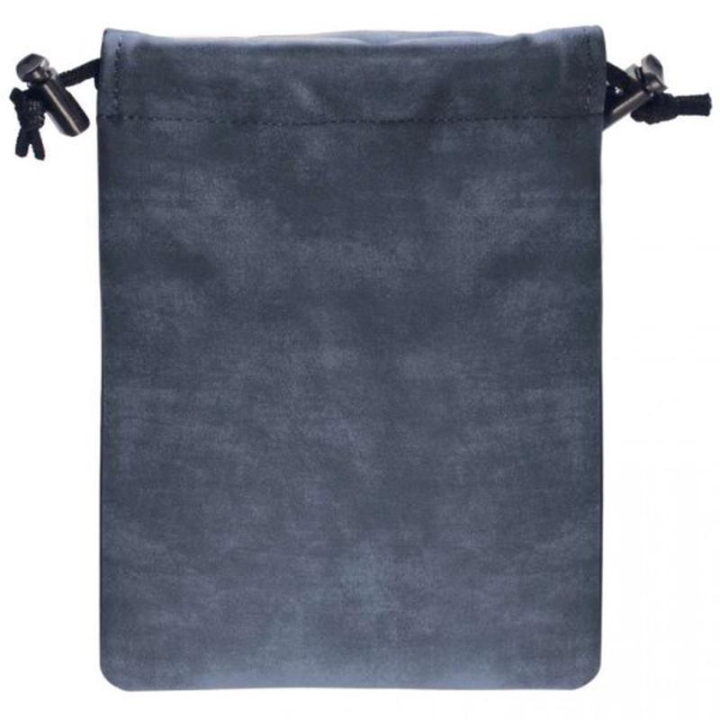 Treasure Nest: Suede Collection- Sapphire Dice Bag