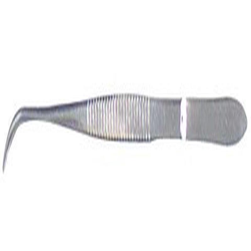 4-1/2\" CURVED POINT TWEEZERS