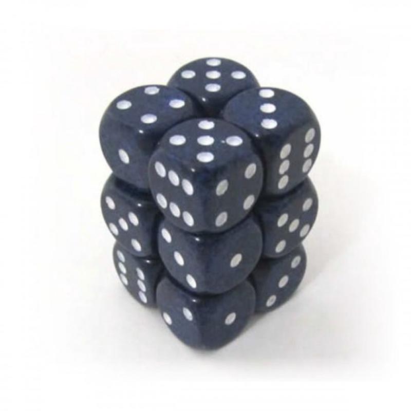 16mm d6 Speckled: Stealth
