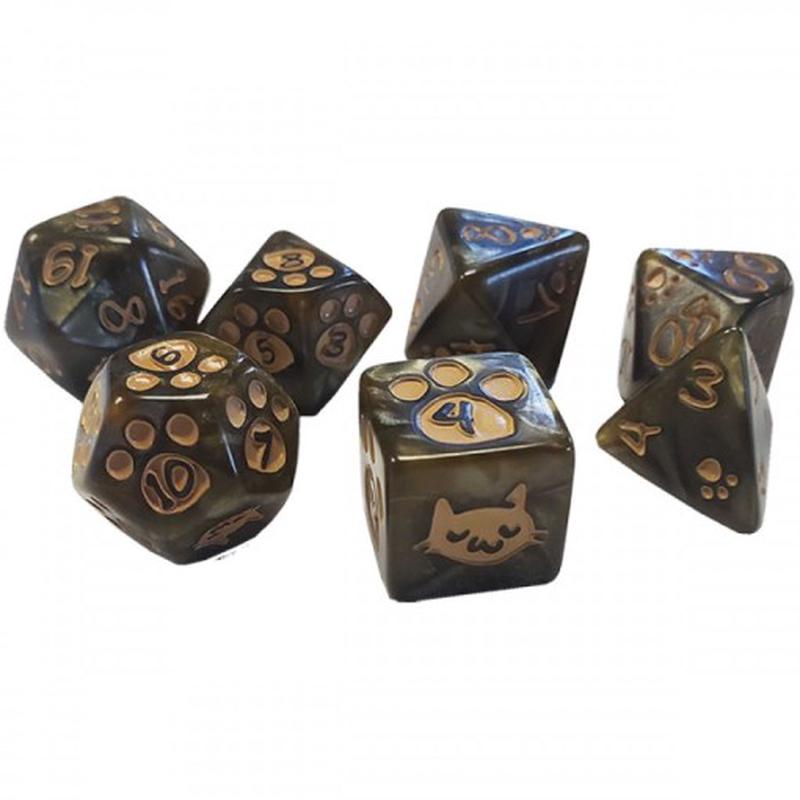 7-Die Set Kitten: Brown