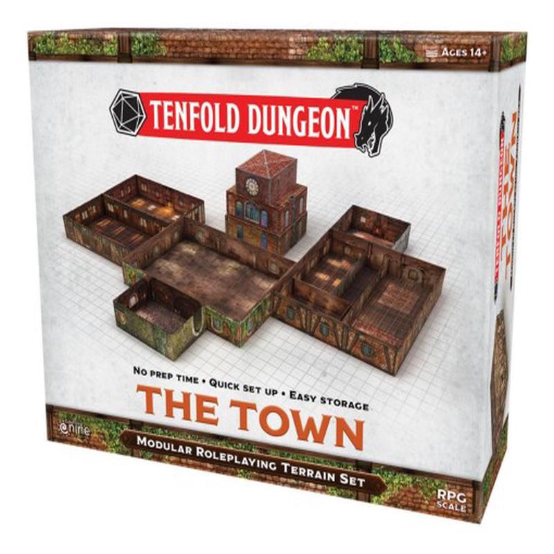 Tenfold Dungeon: Modular Terrain Set- The Town