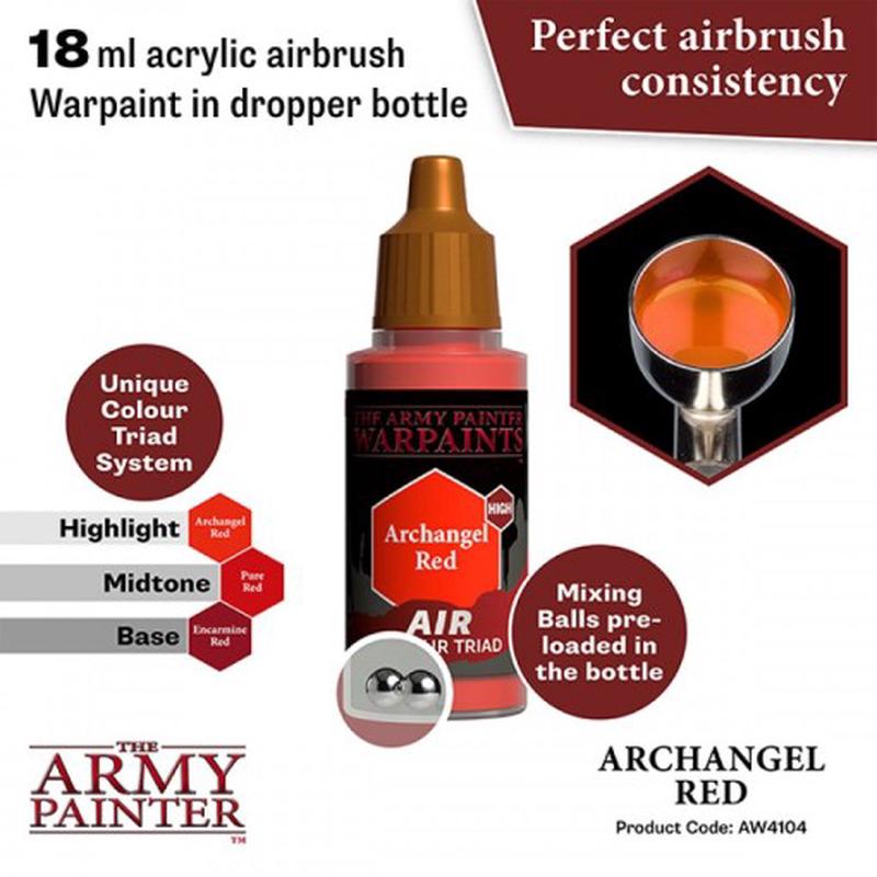 Warpaint Air: Archangel Red, 18ml.