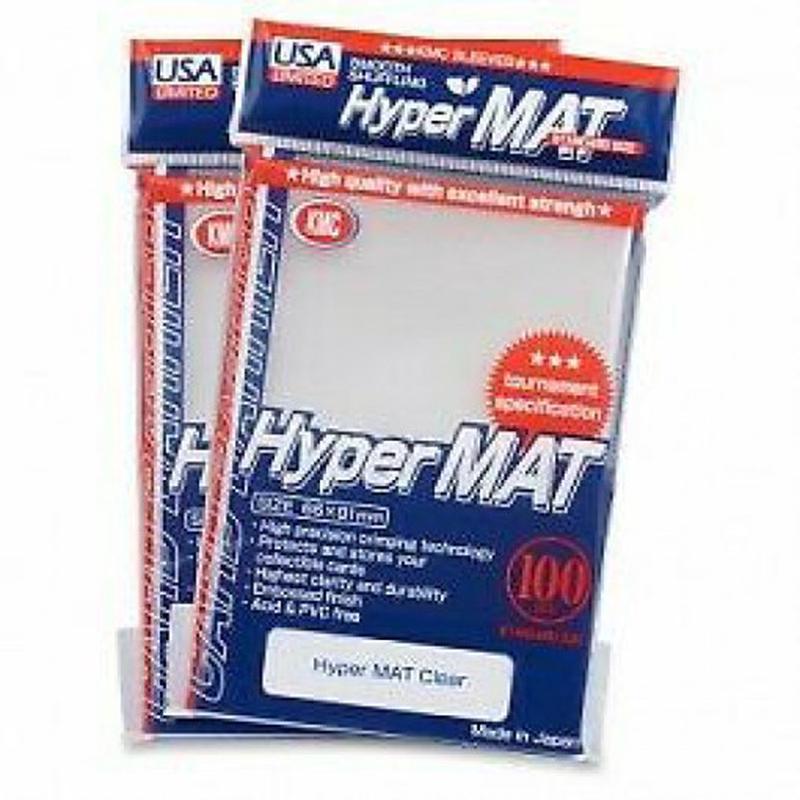 KMC Hyper Matte Clear Sleeves (100ct)