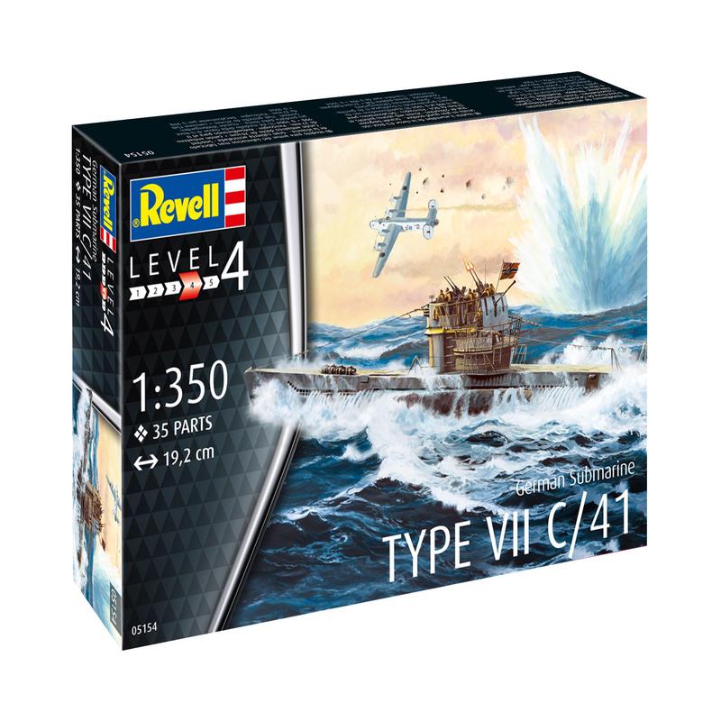 German Submarine Type VII C/41 1/350