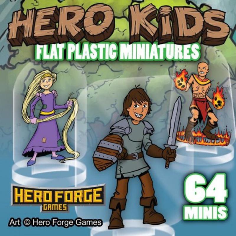 Flat Plastic Miniatures: Hero Kids