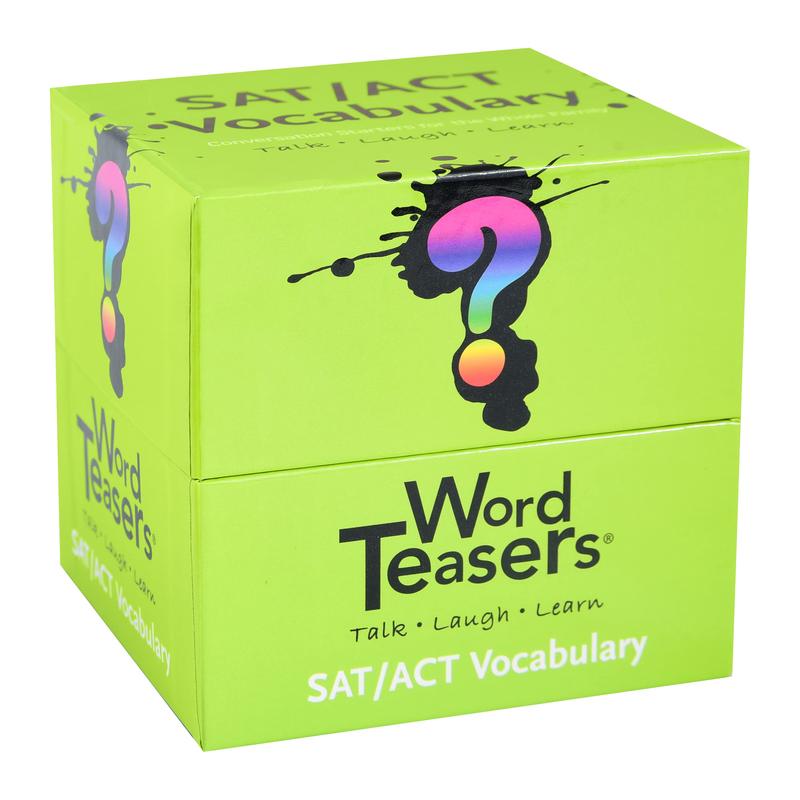 ? Word Teasers Sat Vocabulary - Vocabulary Builder For Kids, Teens & Adults - Fun Family Conversation Starter & Vocabulary Game