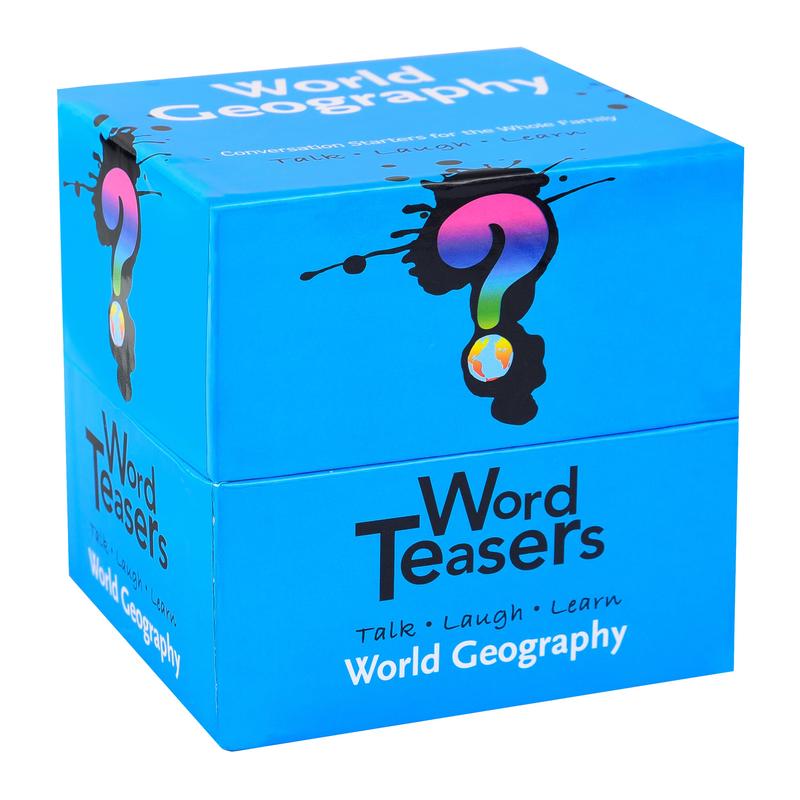 ? Word Teasers World Geography - Geography Game For All Ages - Fun & Interesting World Geography Trivia Game - 150 Geography Tri