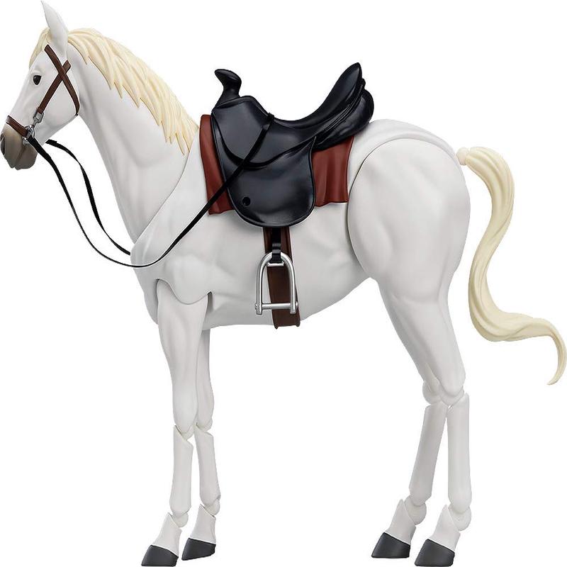 ??????????(Max Factory) Figma Horse Ver. 2 White Non-Scale Abs & Pvc Pre-Painted Action Figure, Resale
