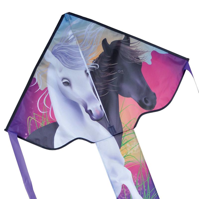Horses Easy Flyer Kite 33X21\"
