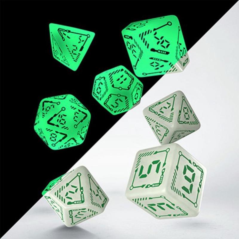 7-Die Set Digital Glowing: Radiant & Green