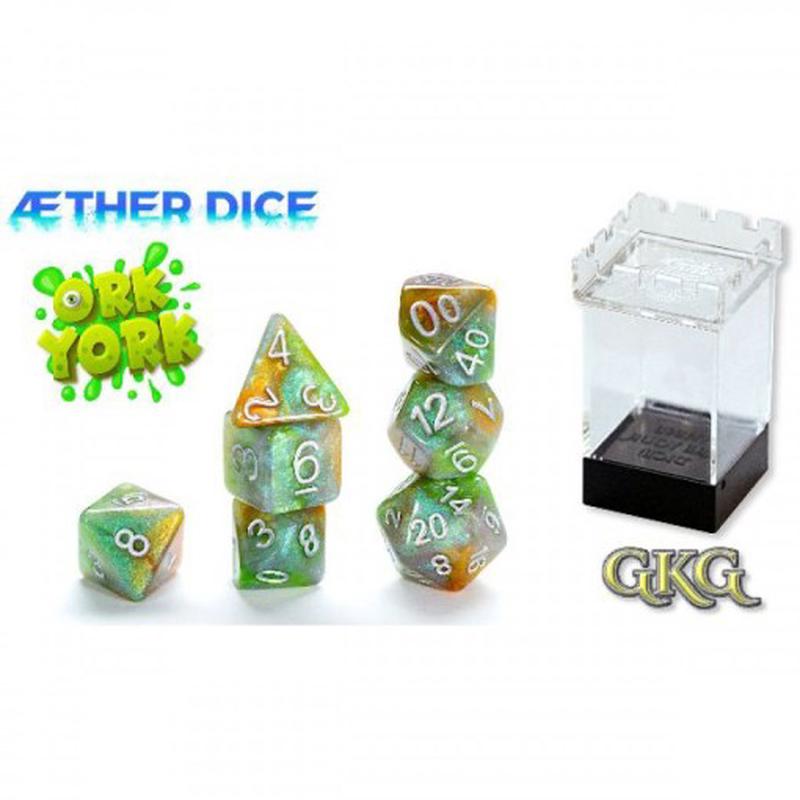 7-Die Set Aether Dice- Ork York
