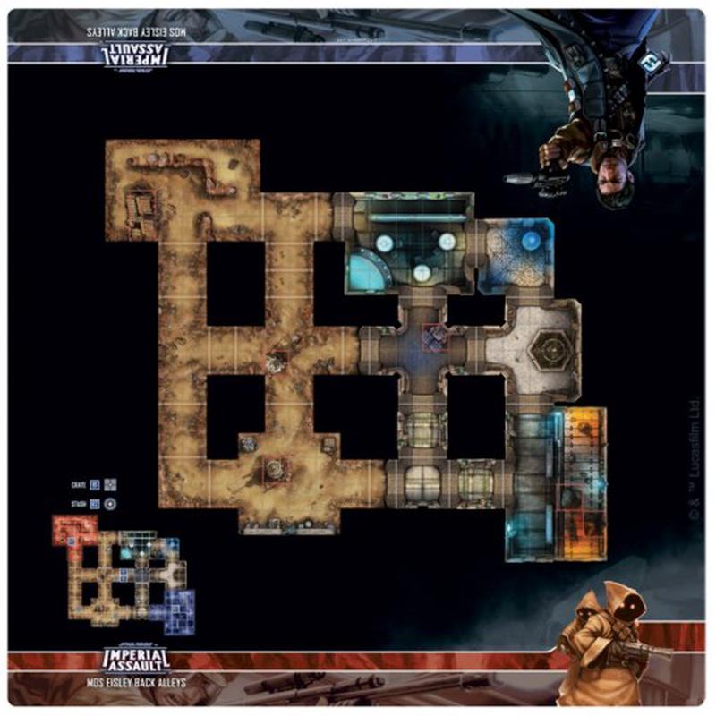 Imperial Assault Skirmish Map Mos Eisley Back Alleys