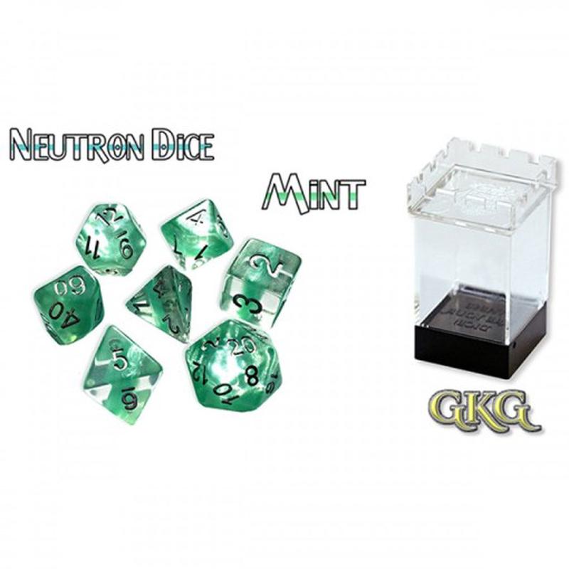 Neutron Dice: 7 Die Polyhedral Set Mint