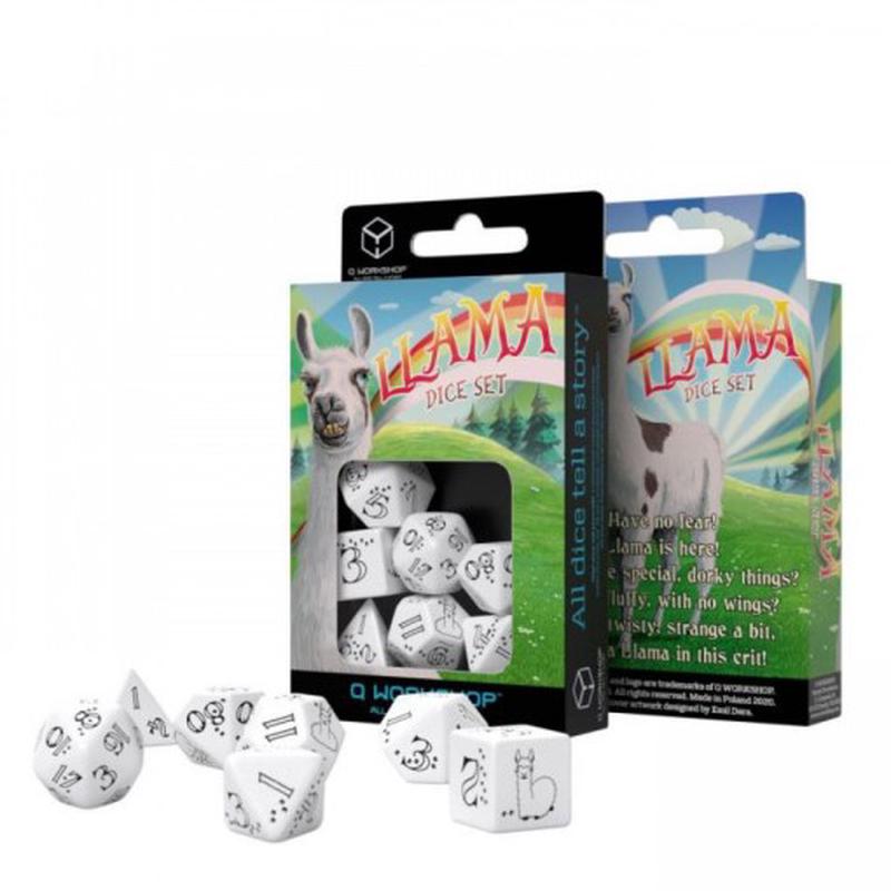 7-Die Set Llama: White/Black