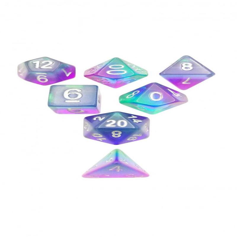 Swirl Dice 7 Die Set Prismatic Doom