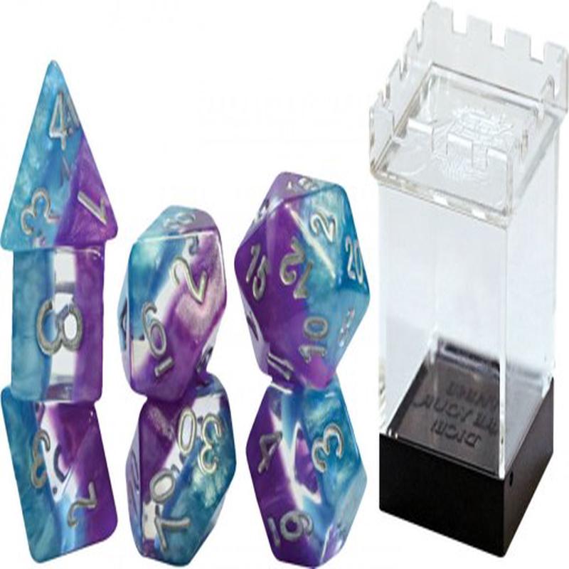 Supernova Dice: 7 Die Polyhedral Set Psionic Combat