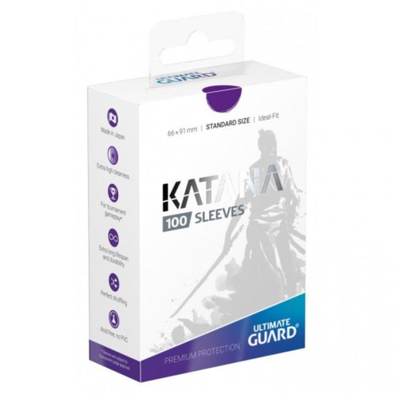 Katana Sleeves Standard Size 100 ct Purple