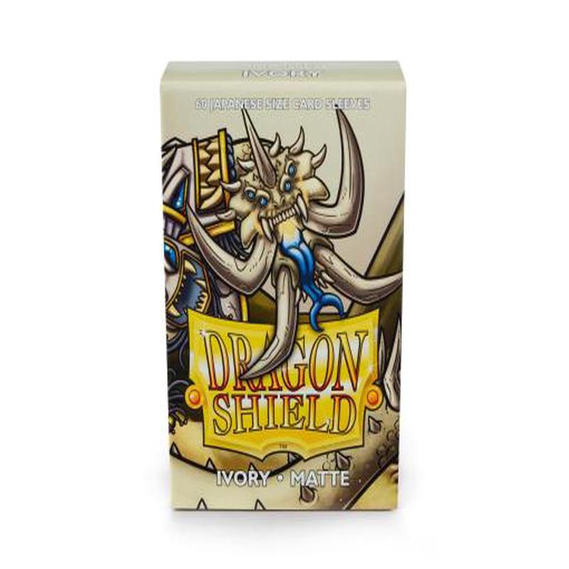 Dragon Shield Matte Japanese size Ivory 60 ct