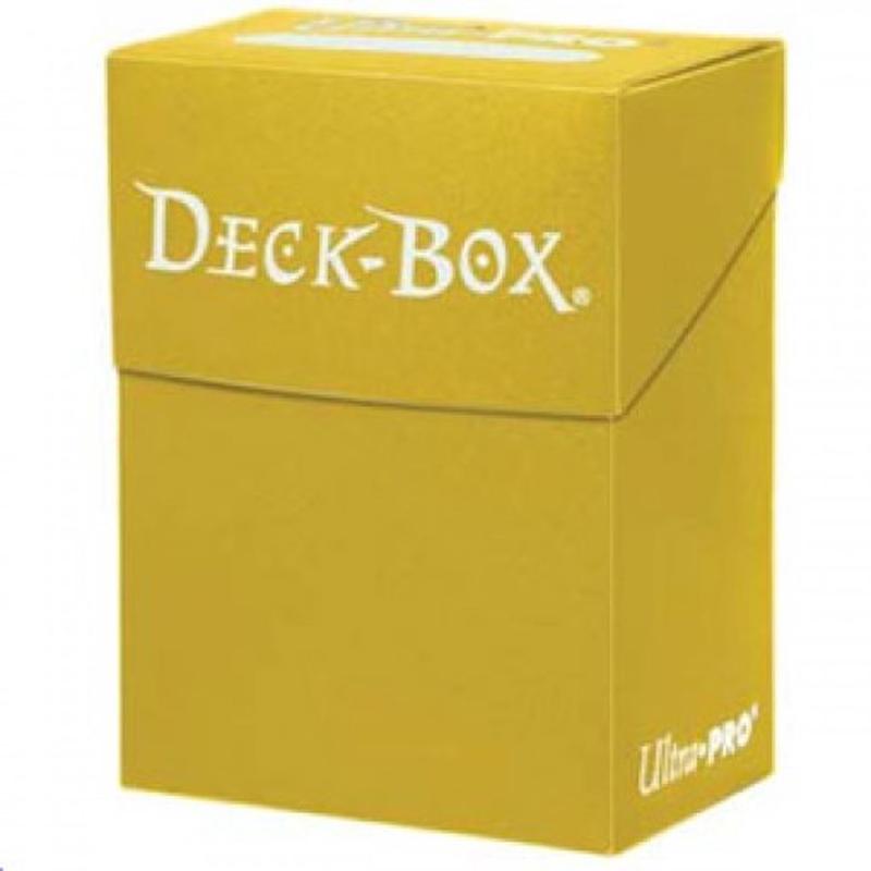 Ultra Pro Solid Deck Box Yellow