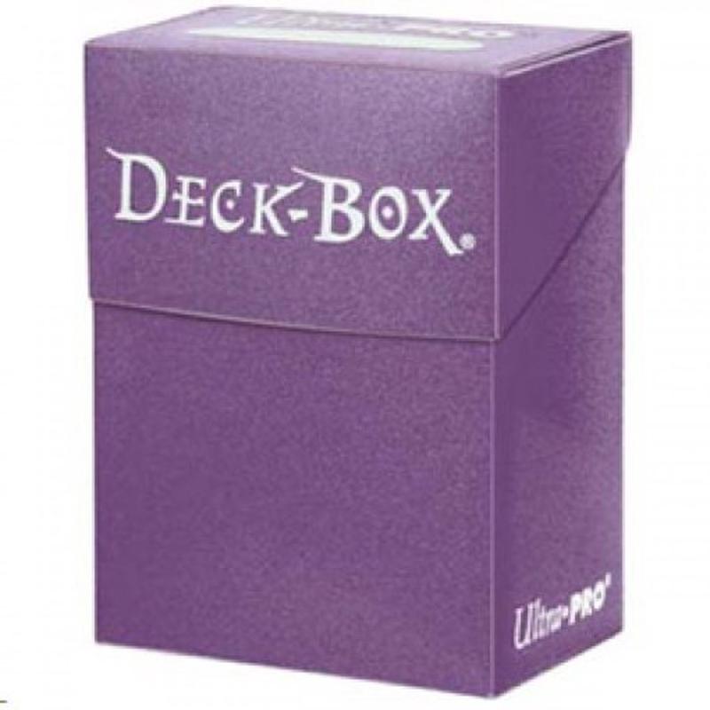 Ultra Pro Solid Deck Box Purple