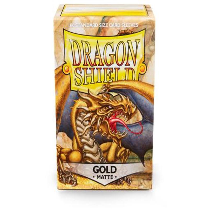 Dragon Shield Box of 100 in Matte Gold