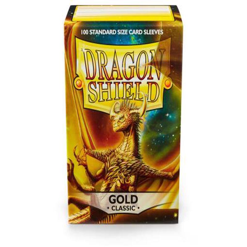 Dragon Shield Box of 100 in Classic Gold