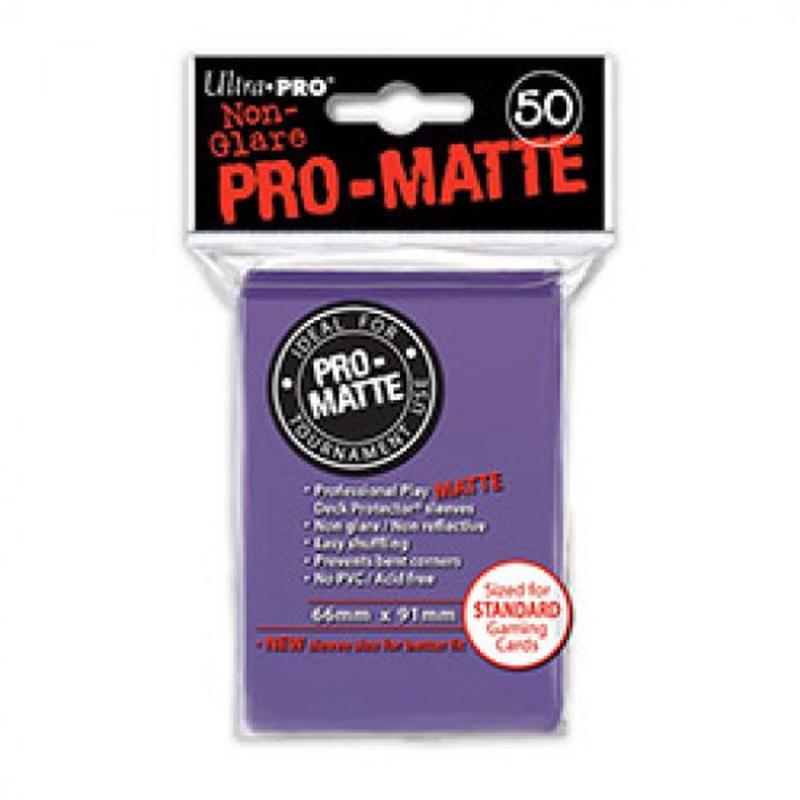 Ultra Pro PRO-Matte Standard Sleeves Purple (50ct)