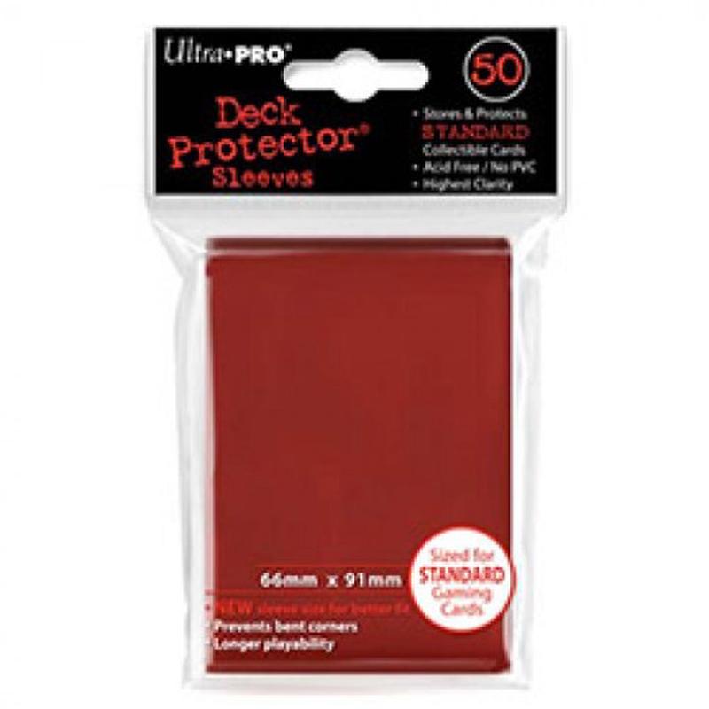 Ultra Pro Standard Sleeves Red (50 ct.)