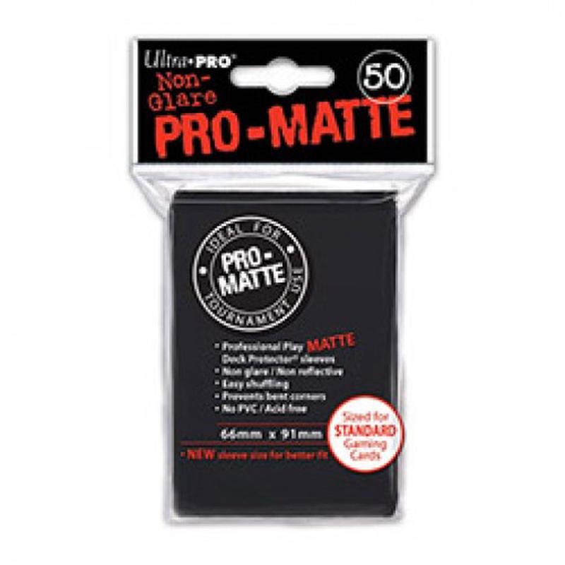 Ultra Pro PRO-Matte Standard Sleeves Black (50ct)