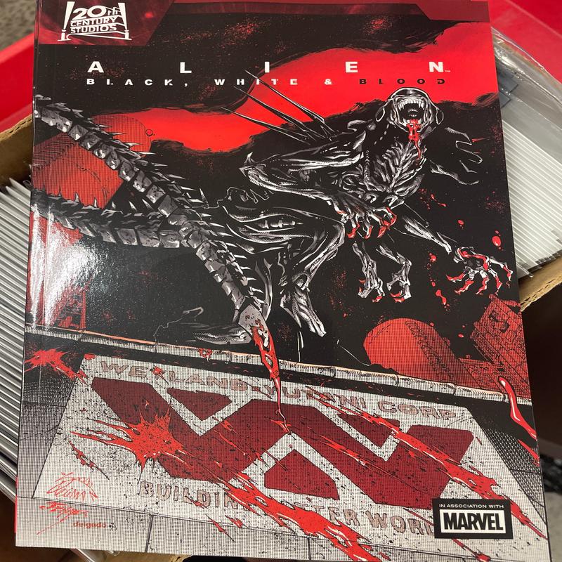 Alien: Black, White, And Blood Graphic Novel by Marvel