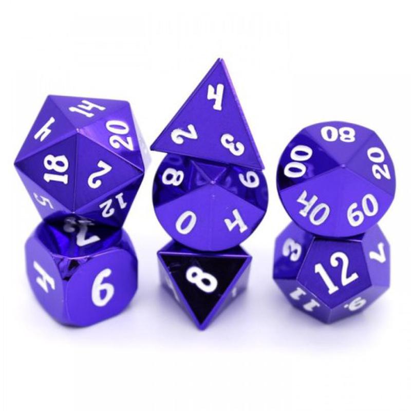 Dice Envy 7 Die Set Electro Purple