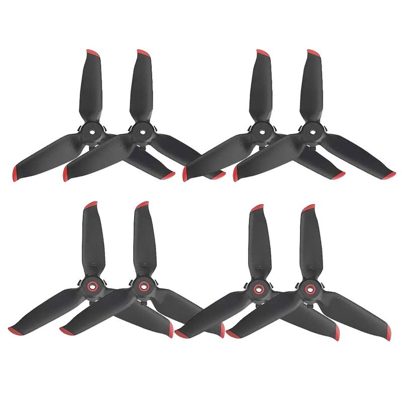 8 Pcs Propellers Replacement for DJI FPV Drone Accessories Low Noise Blades Props