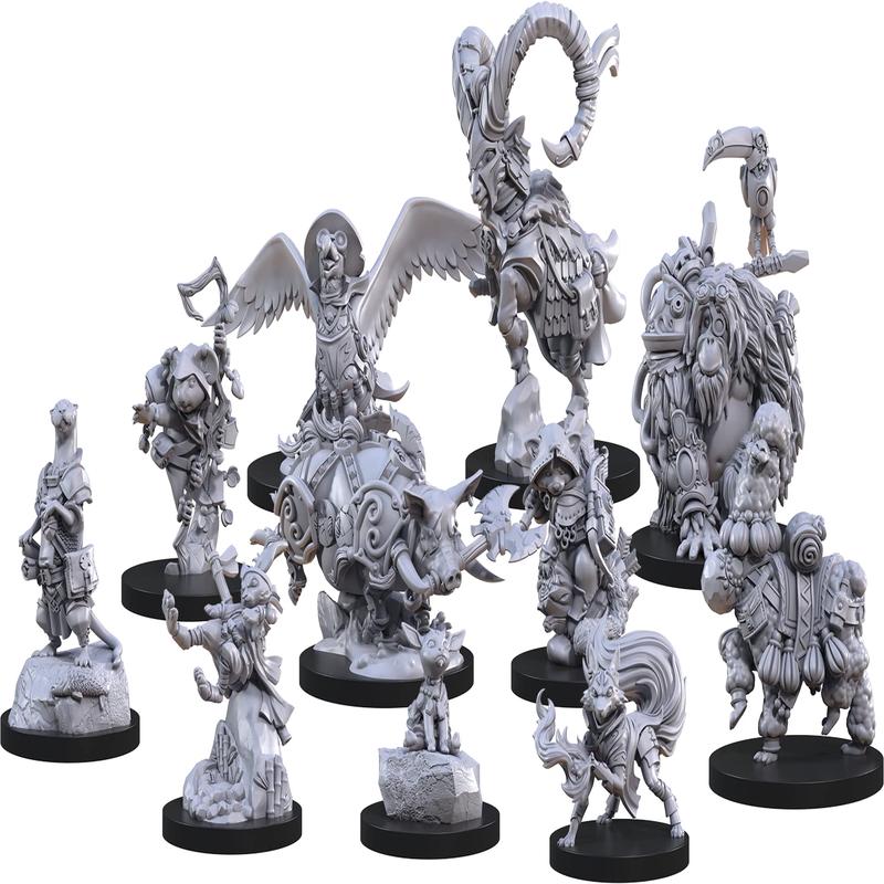 Animal Adventures: Animals Of The Faraway Sea Roleplaying Miniatures 5E Compatible