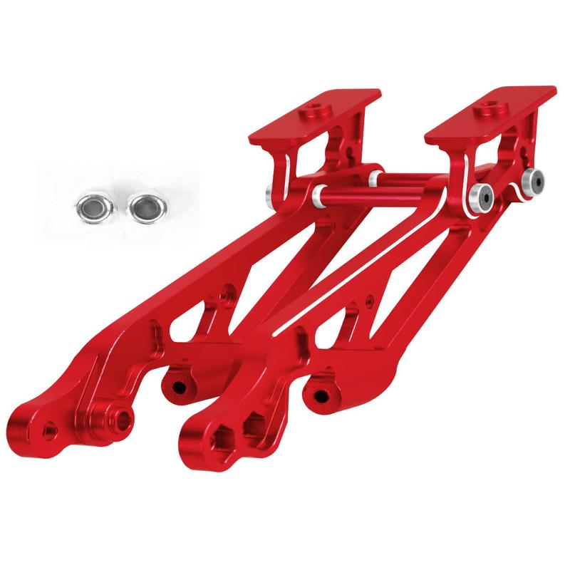 ARRMA Aluminum Wing Mount Upgrades - Compatible with Typhon, Outcast, Kraton, Notorious, Talion - Red